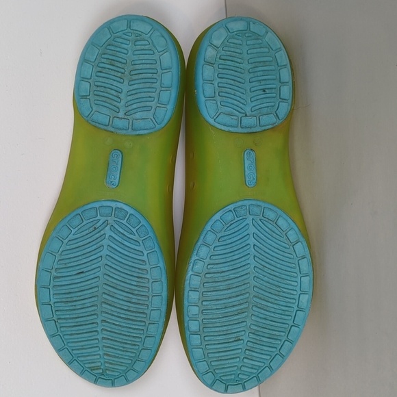 Crocs Carlie Peep Toe Ballet Flats - Picture 9 of 11